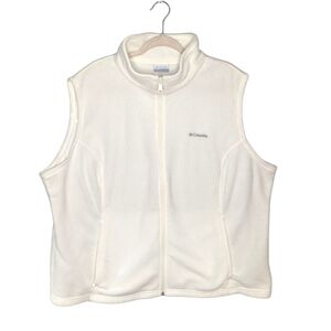 Columbia Zip Up Fleece Vest woman's 3x